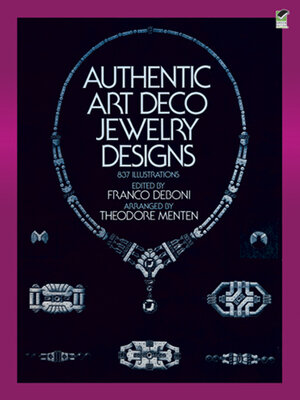 cover image of Authentic Art Deco Jewelry Designs